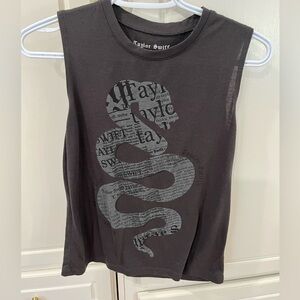 Taylor Swift Charcoal Graphic Tank